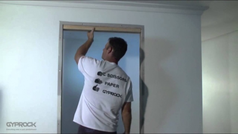 Installing Plasterboard Part 8 Filling In A Doorway And Other Openings