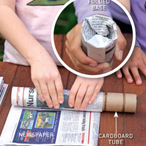 Step 1. Roll the paper tubes