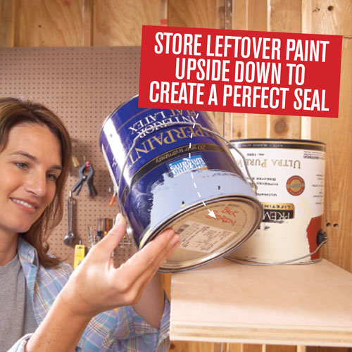 Store Leftover Paint Properly With This Easy Trick