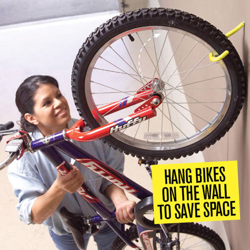 Hang Bikes On The Wall