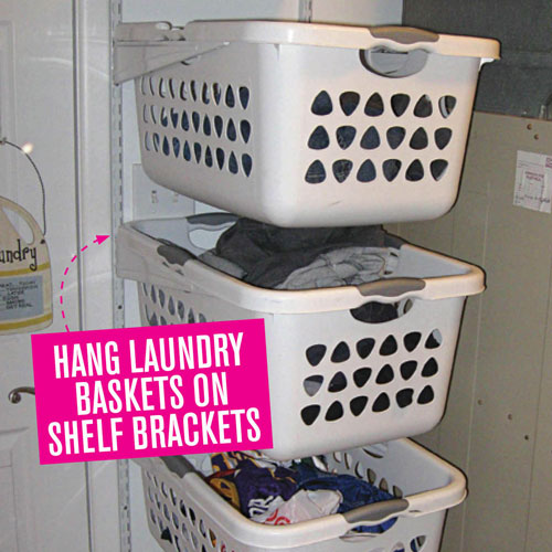 hanging laundry baskets