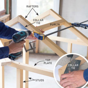 Step 3. Build the roof frame 