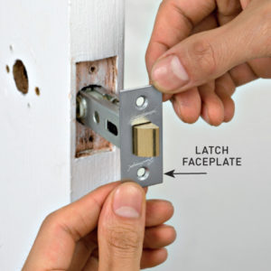 2. Secure the new latch