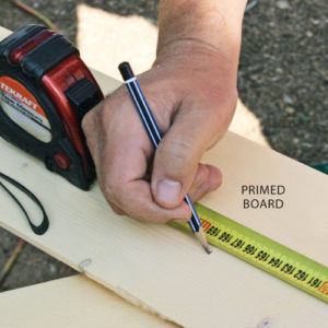 Step 1. Measure boards