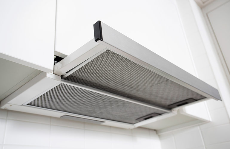 11. Clean filters in your range hood