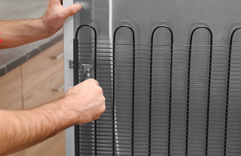 Clean your refrigerator grill