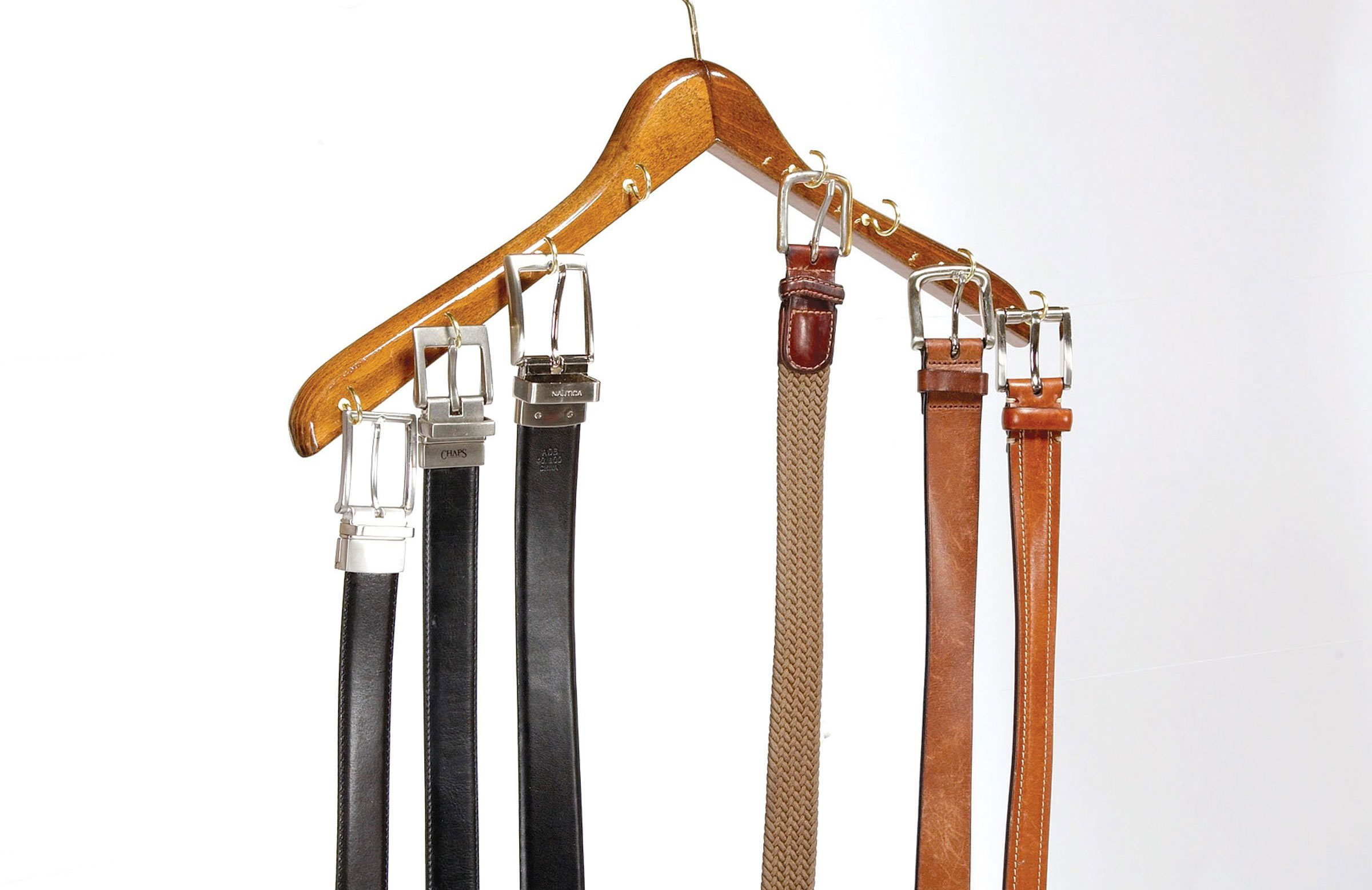 How to store: belts and other hang-ups