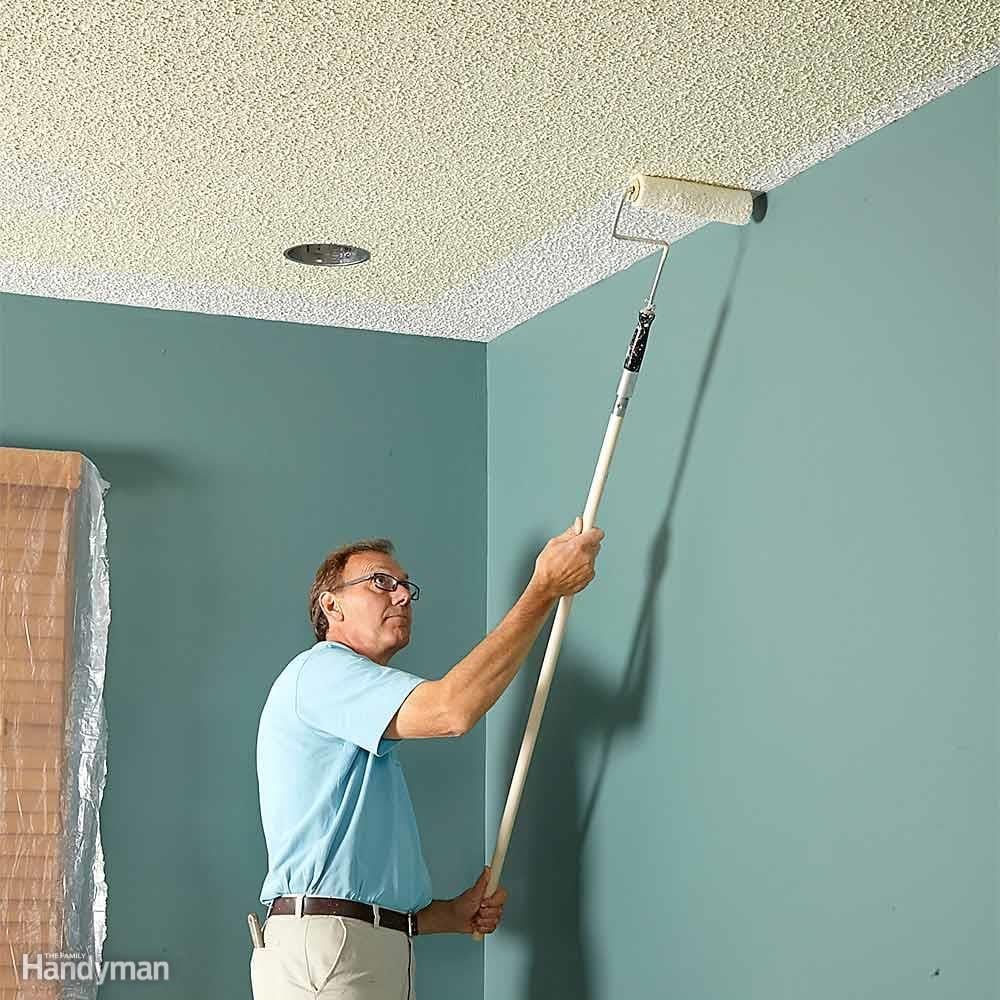 Step 4: Paint the ceiling